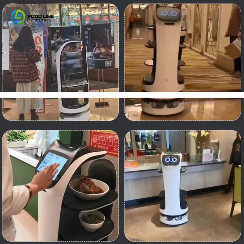 Customized Catering Service Robot Dual Purpose Cooking Assistant