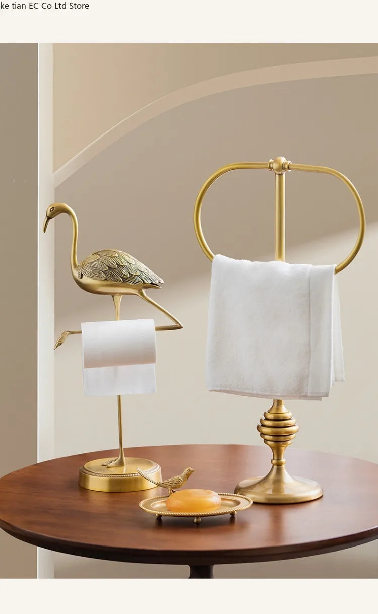 Brass Towel Bars Hand Towel Holder Vertical Non