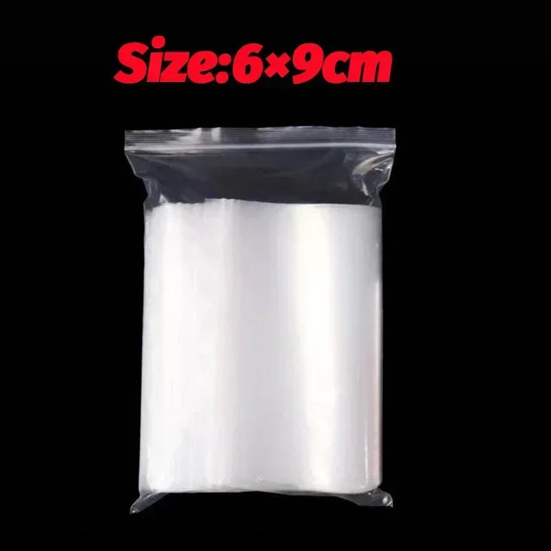 100-1000pcs Self Sealing Bag Transparent Plastic Storage Bag