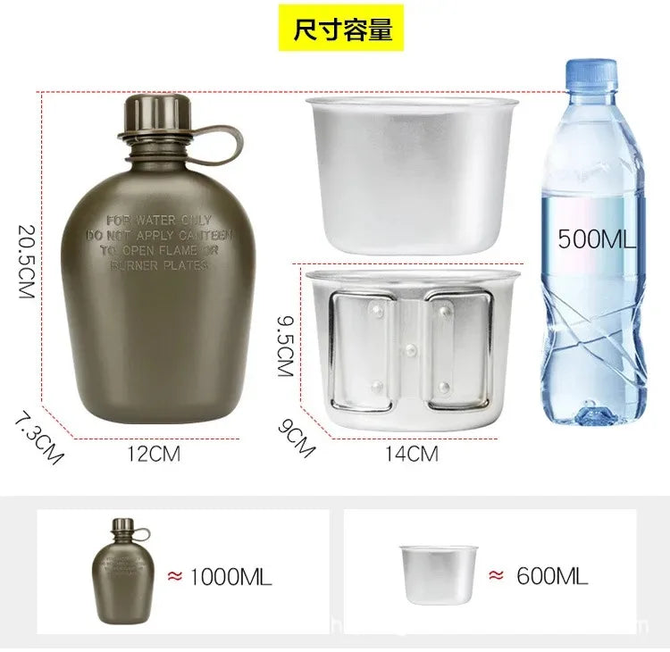 Outdoor Camouflage Water Kettle Military Training Outdoor Camping