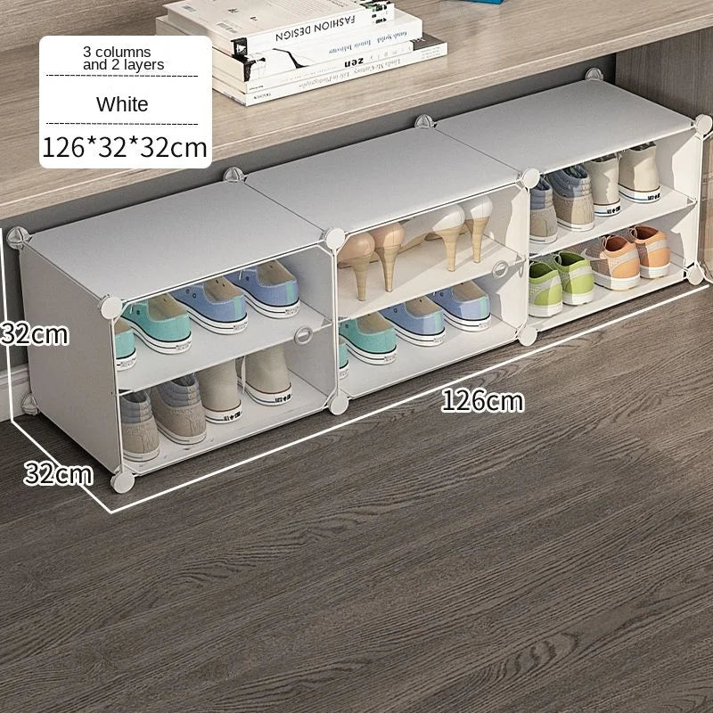 Small-Scale Foldable Cabinets Living Room Multilayer Large Space