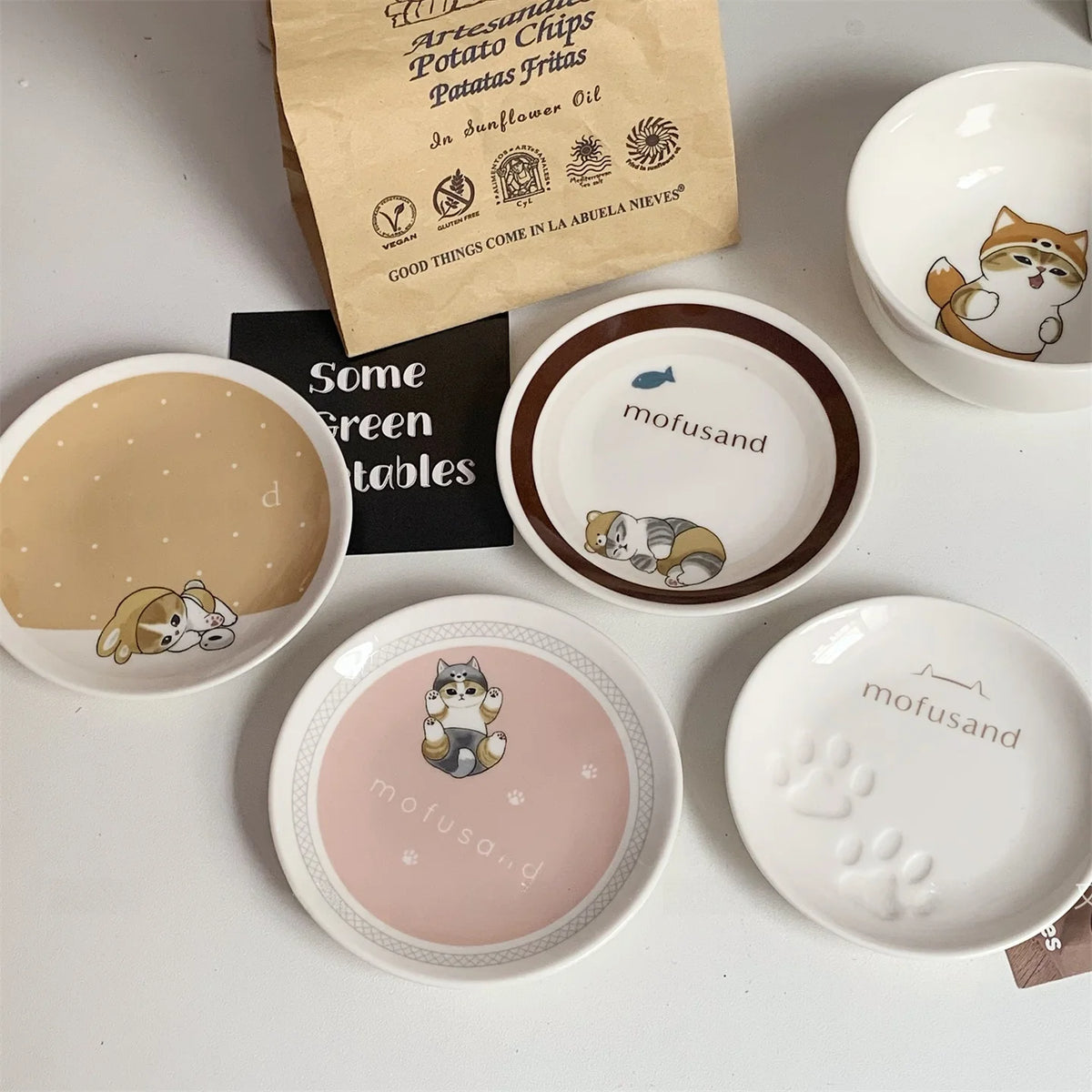 Adorable Ceramic Shark Dinnerware Small Bowl Soup Spoon