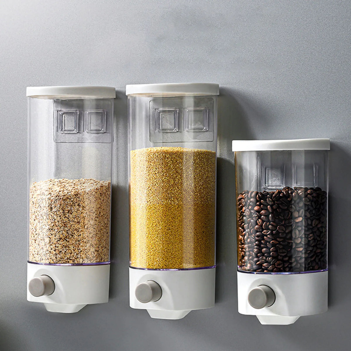Storage Food Organizer Wall Mounted Dry Food Cereal