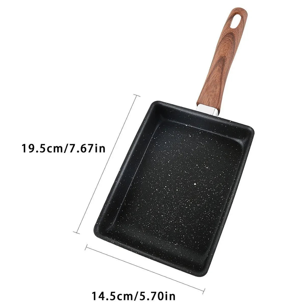 Non-Stick Omelette Pan Tamagoyaki Wok Japanese Egg Pan