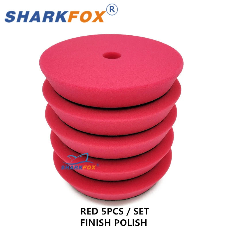 Sharkfox 125mm /6 150mm Buffing Polishing Sponge Pads