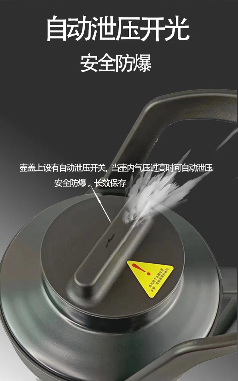Large Capacity 4l-6l Commercial Dry Ice Bucket Large-Diameter
