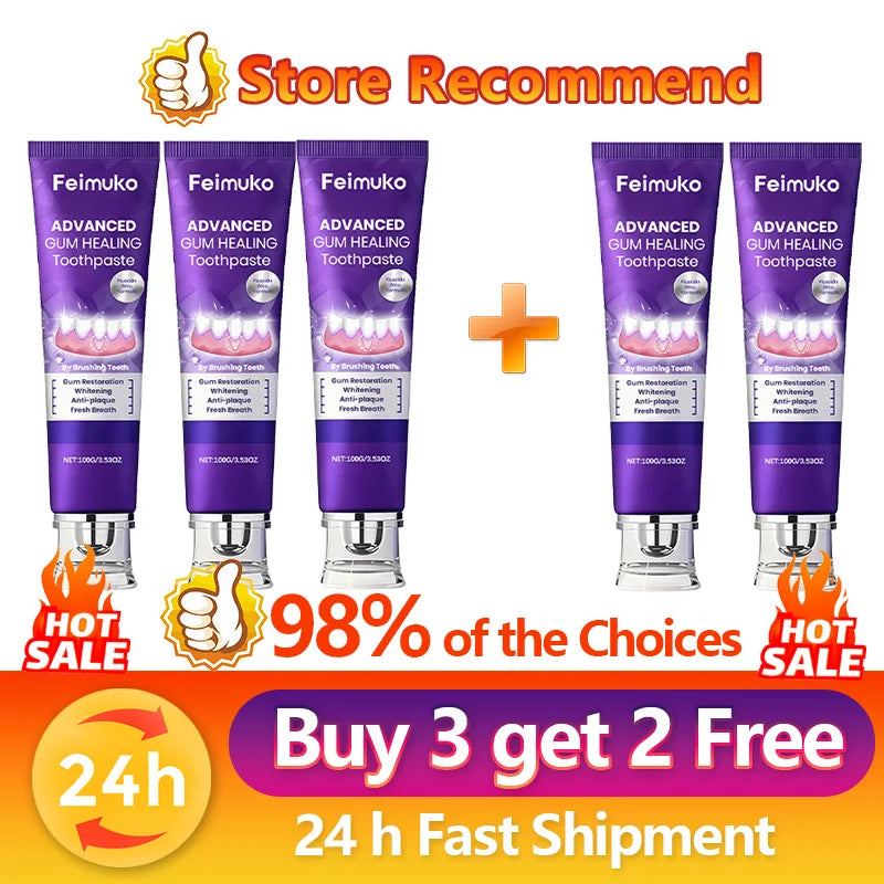 Gum Repair Toothpaste Plaque Caries Removal Protect Gingiva