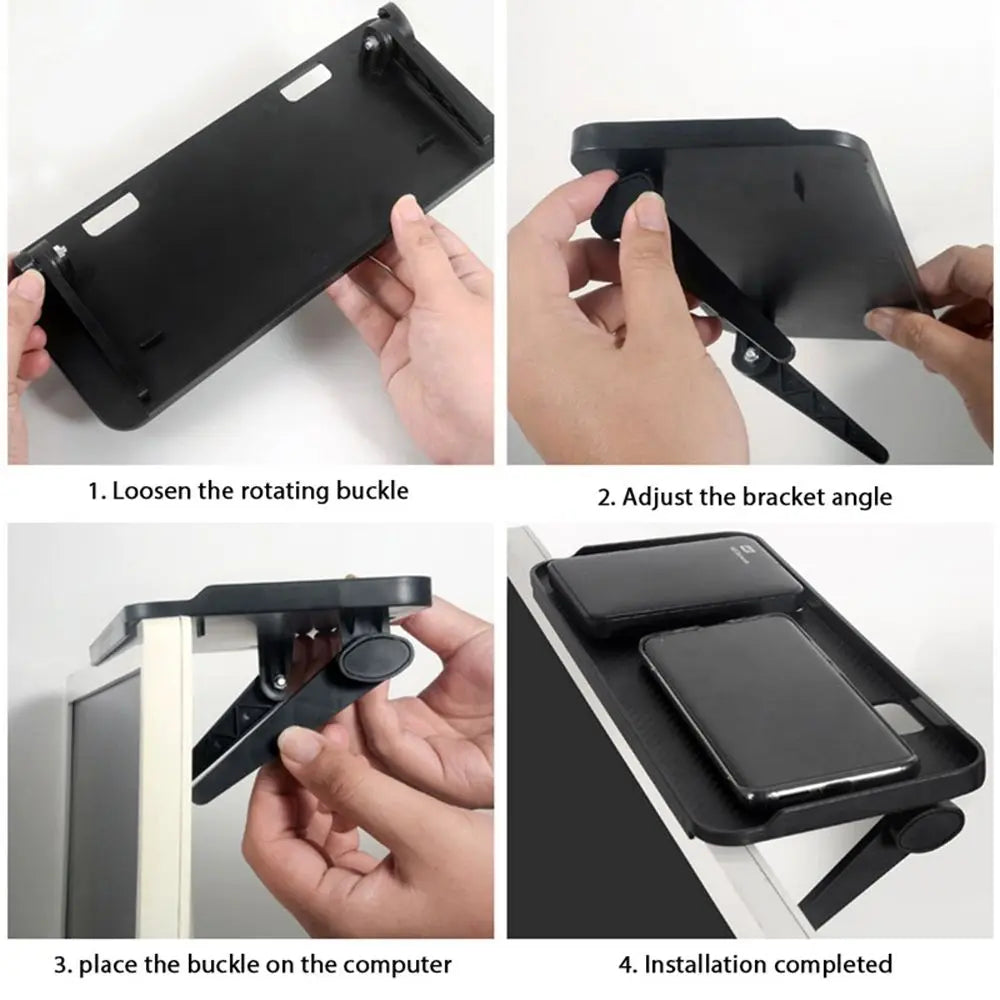 Computer Tv Screen Shelf Display Organizer Wireless Router