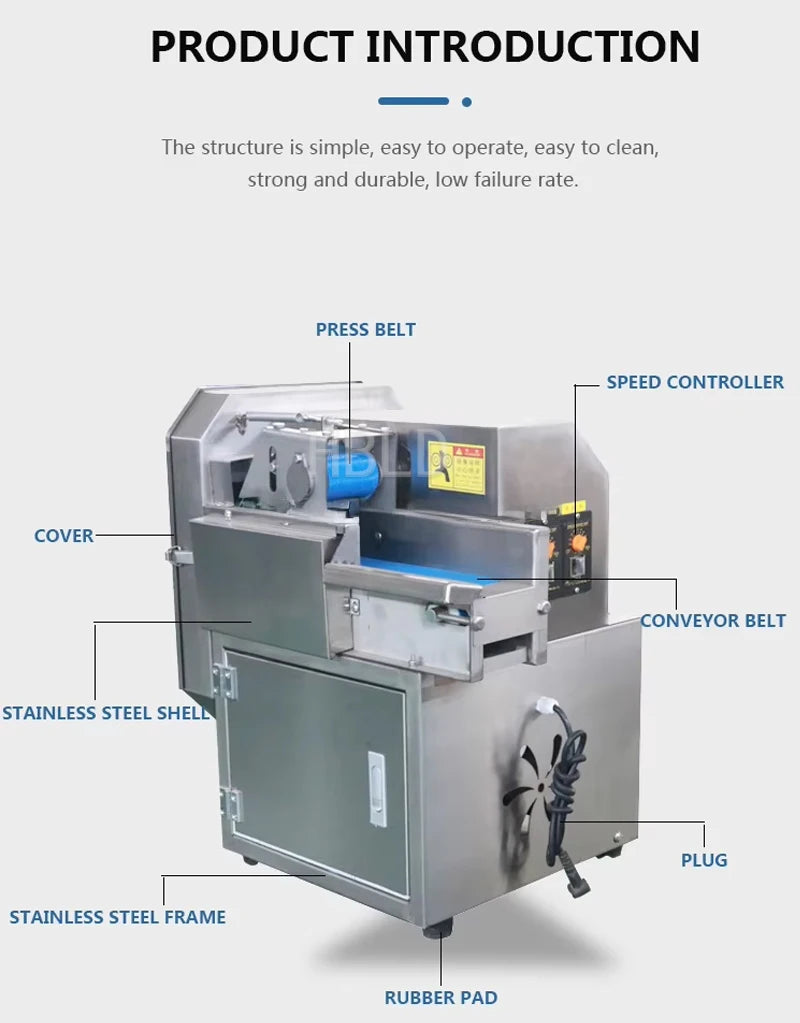 Commercial Restaurant Electric Vegetable Slicer Fully Automatic