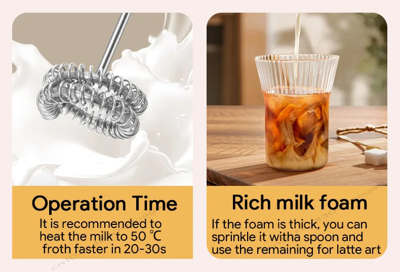 Minl Mik Frother Usb Rechargeable Speeds Foam Maker