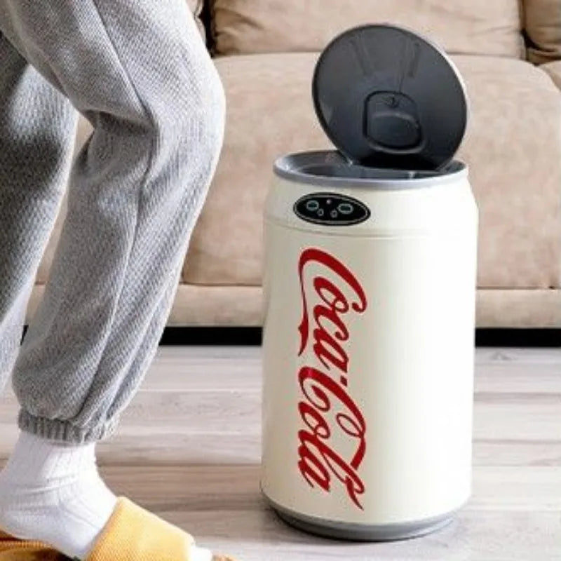 Creative Cola Trash Can Waste Bins Automatic Smart