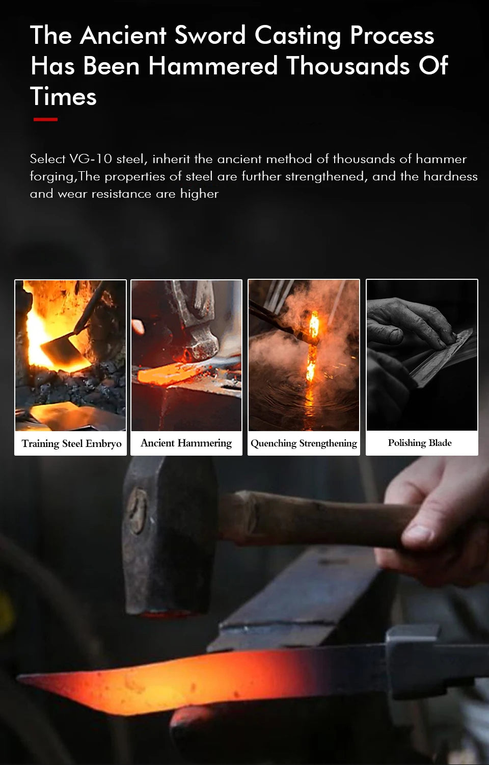 Turwho Inch Hand Forged Nakiri Knife Japanese Damascus