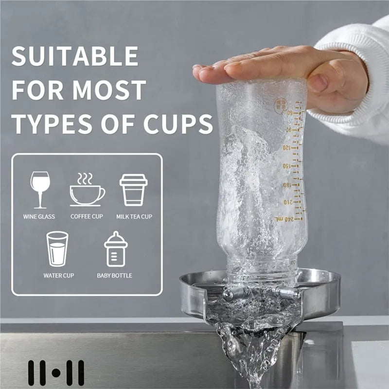 304 Stainless Steel Glass Rinser Sinks Glass Cup