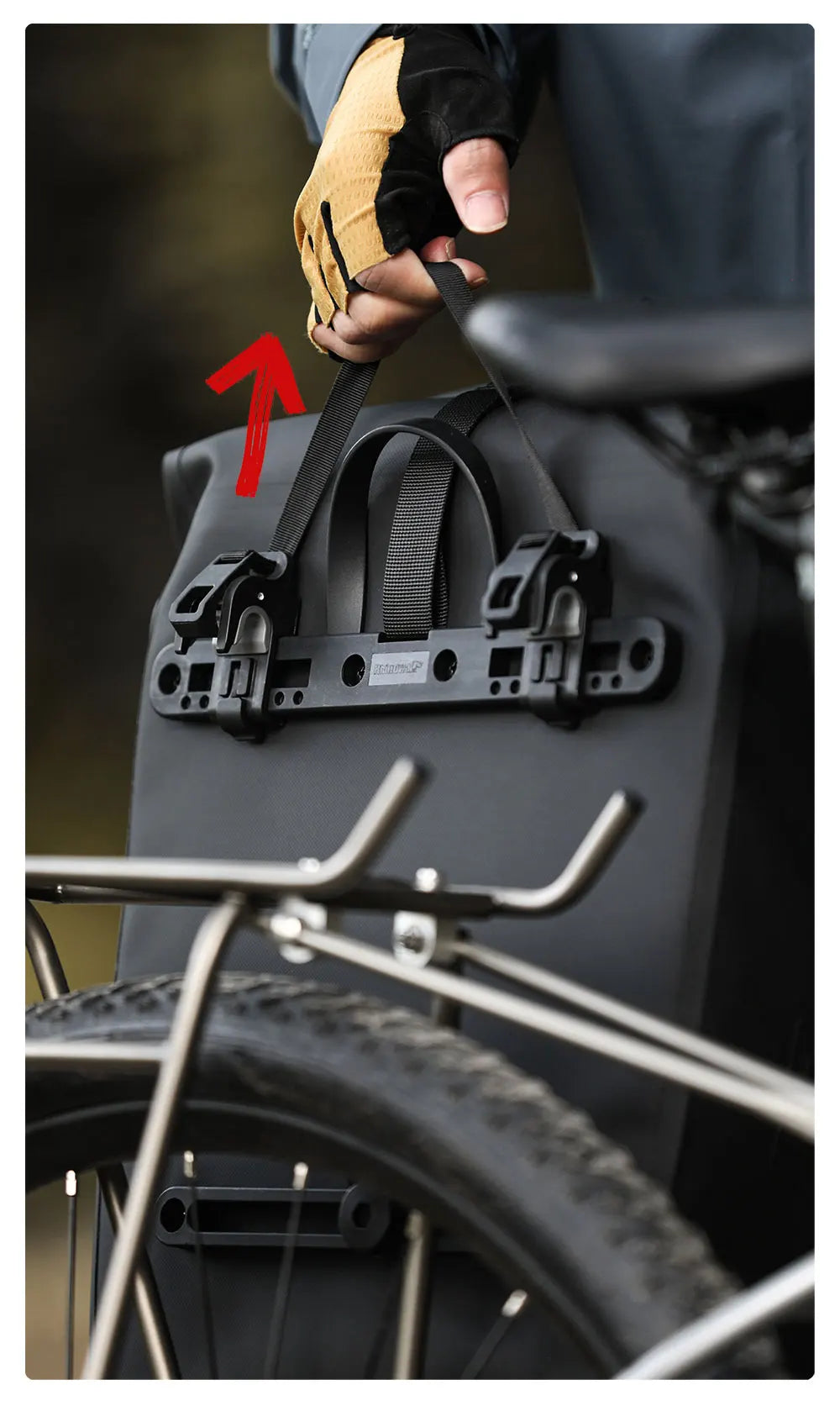 Rhinowalk Bicycle Pannier Bag Waterproof 6l 12l 20l