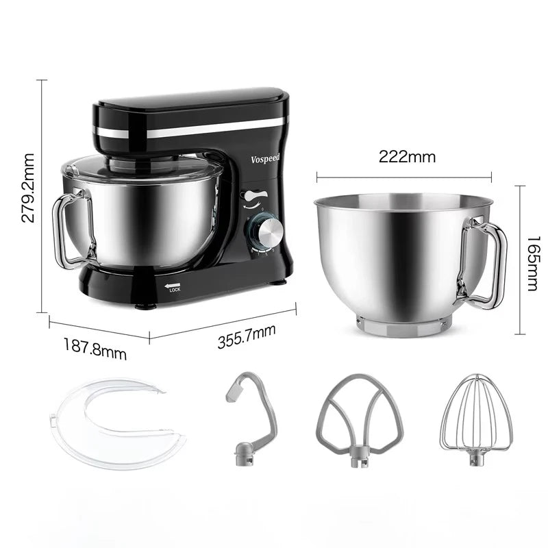 Powerful Stand Mixer Electric Blender Desktop Egg Whisk