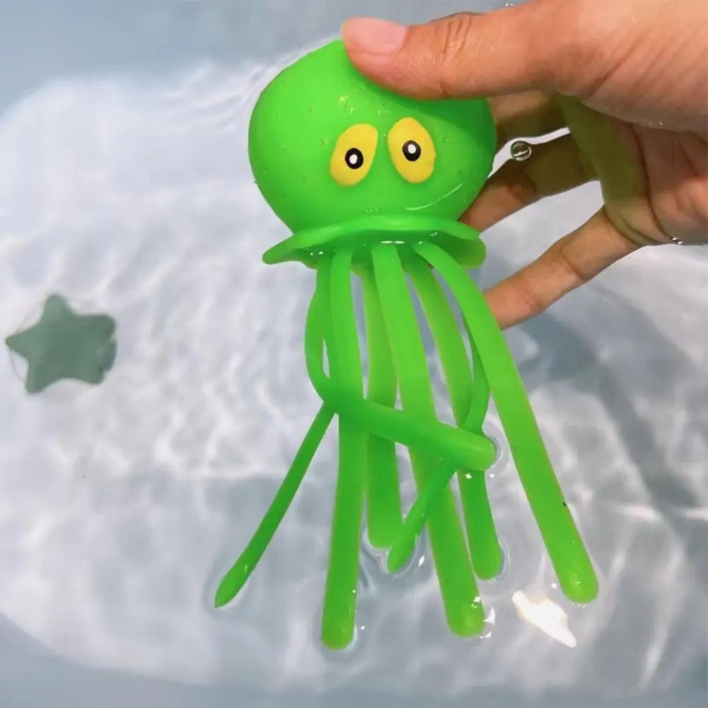 Baby Bath Toys Sponge Water Absorbing Octopus Squeezing