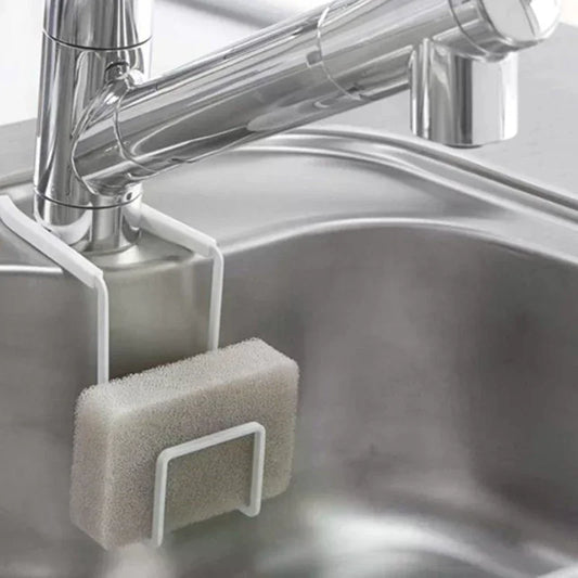 Sink Sponge Holder Small Bathroom Metal Organizer Liquid