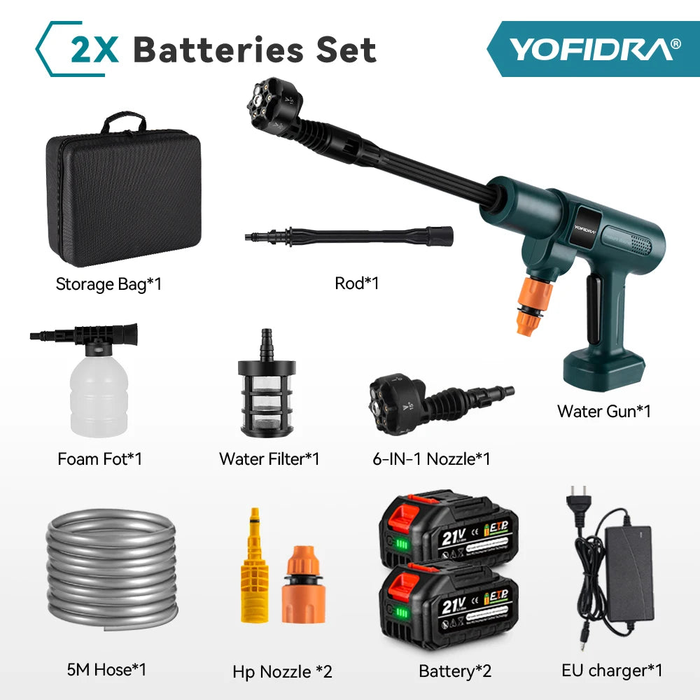 Yofidra 200bar High Pressure Washer Gun In Electric