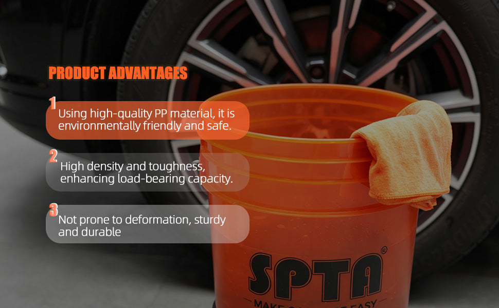 Spta 31pcs Car Wash 15l Bucket Car Wash