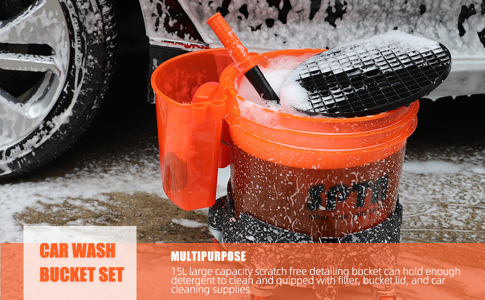 Spta 31pcs Car Wash 15l Bucket Car Wash