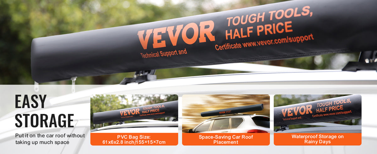 Succebuy Vehicle Awning Retractable Car Side Awning Car