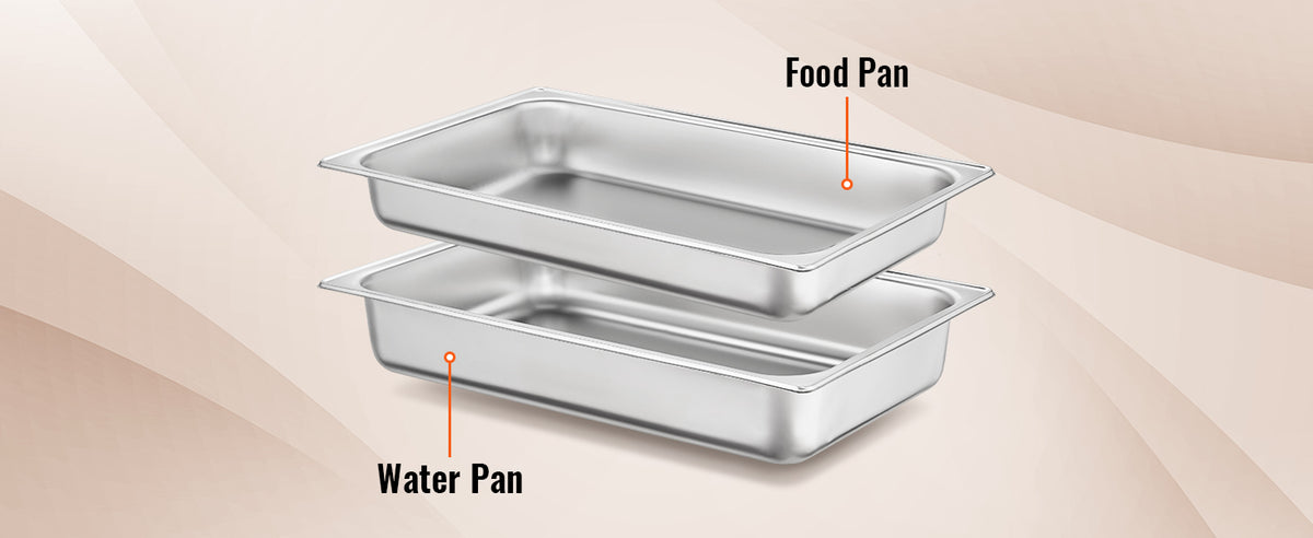 Succebuy 8qt Rectangle Chafing Dish 2/4/6 Packs W/