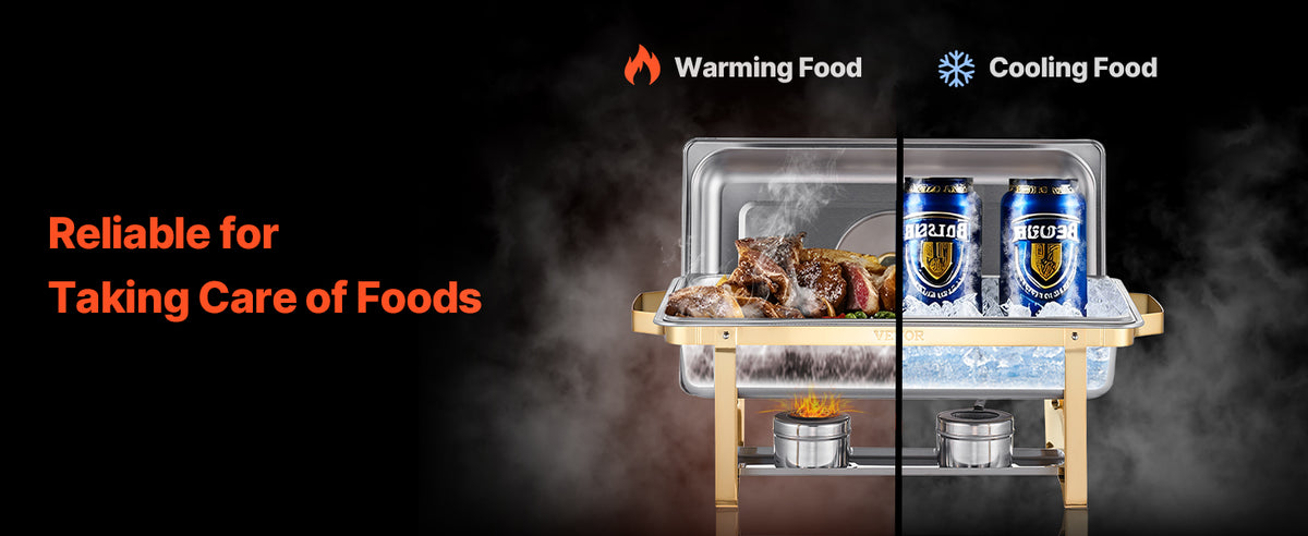 Succebuy Qt Pack Chafing Dish Buffet Stainless Steel