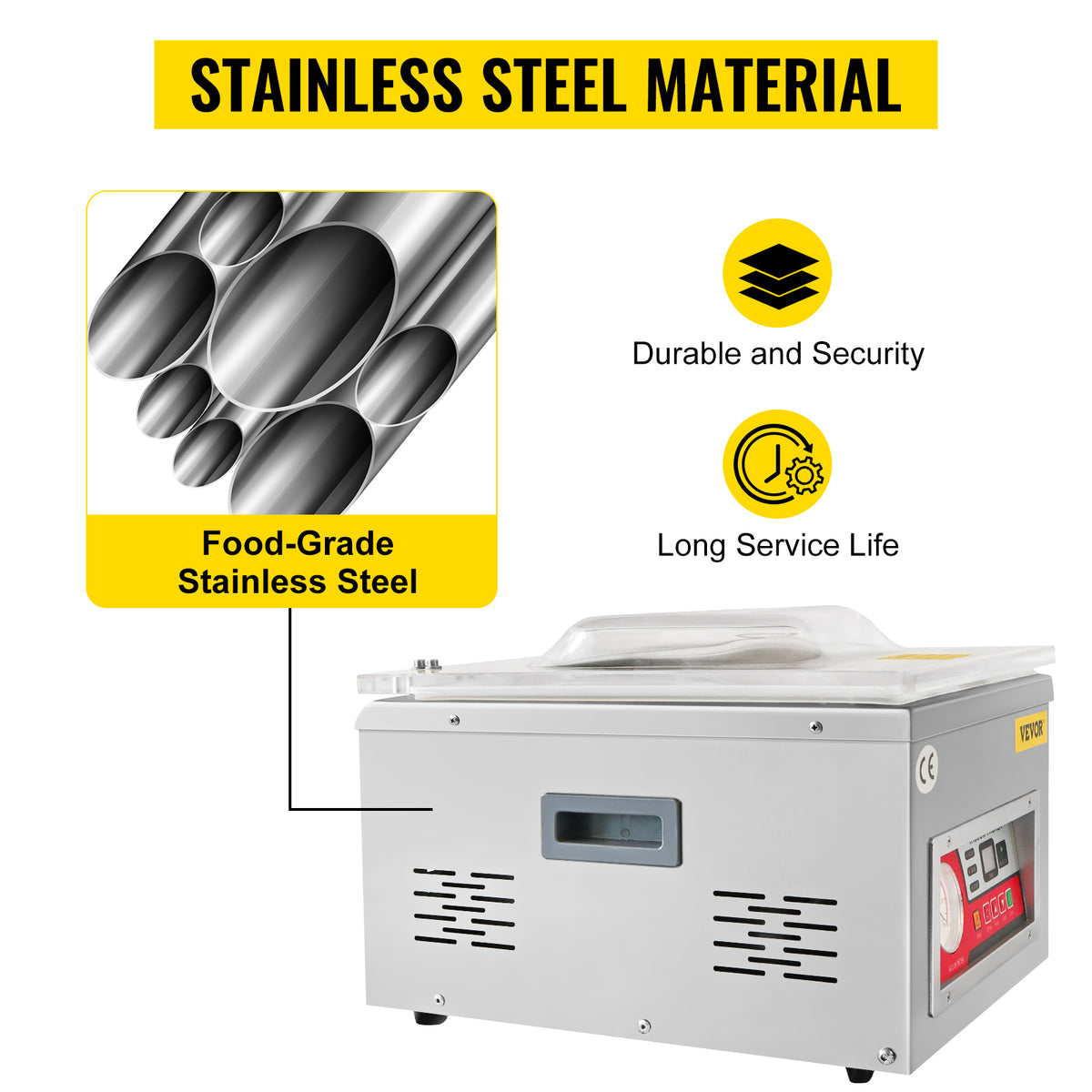 Succebuy Food Vacuum Packing Machine Dz-260a Commercial Chamber