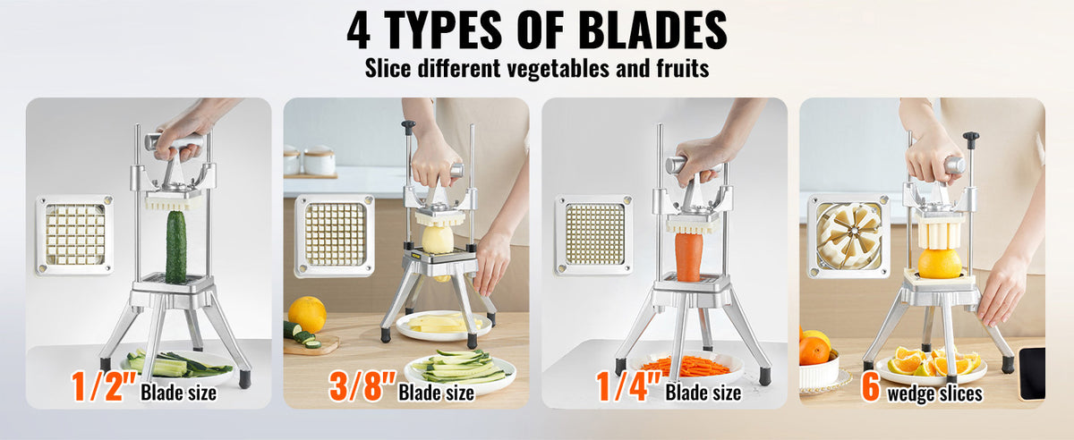 Succebuy Commercial Vegetable Fruit Dicer Cutter Potato Slicer