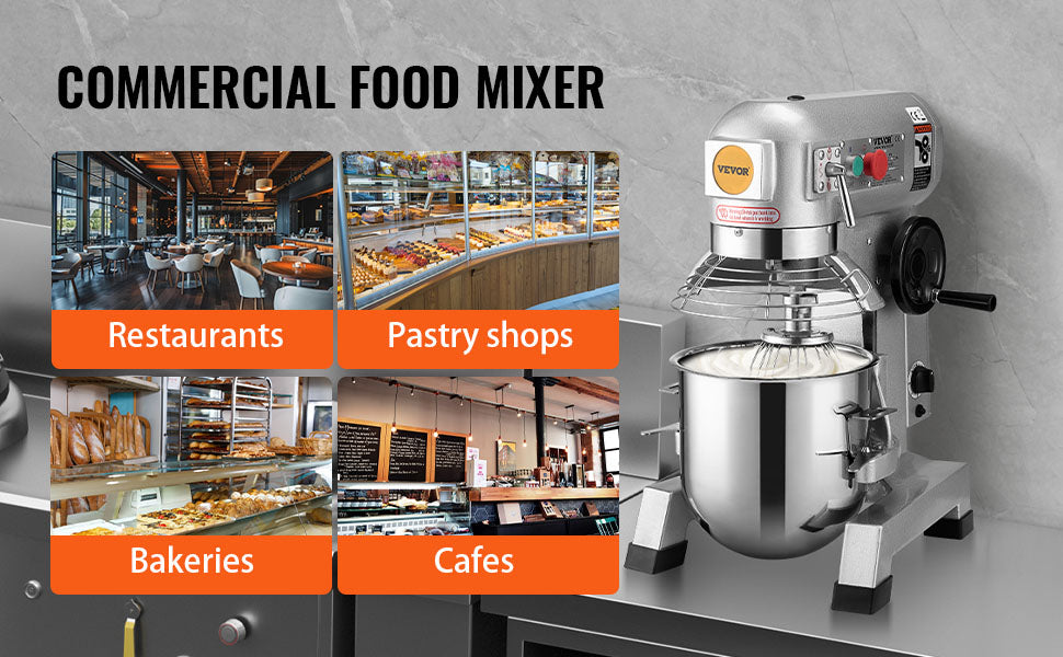Succebuy Commercial Food Mixer Commercial Stand Mixer Speeds