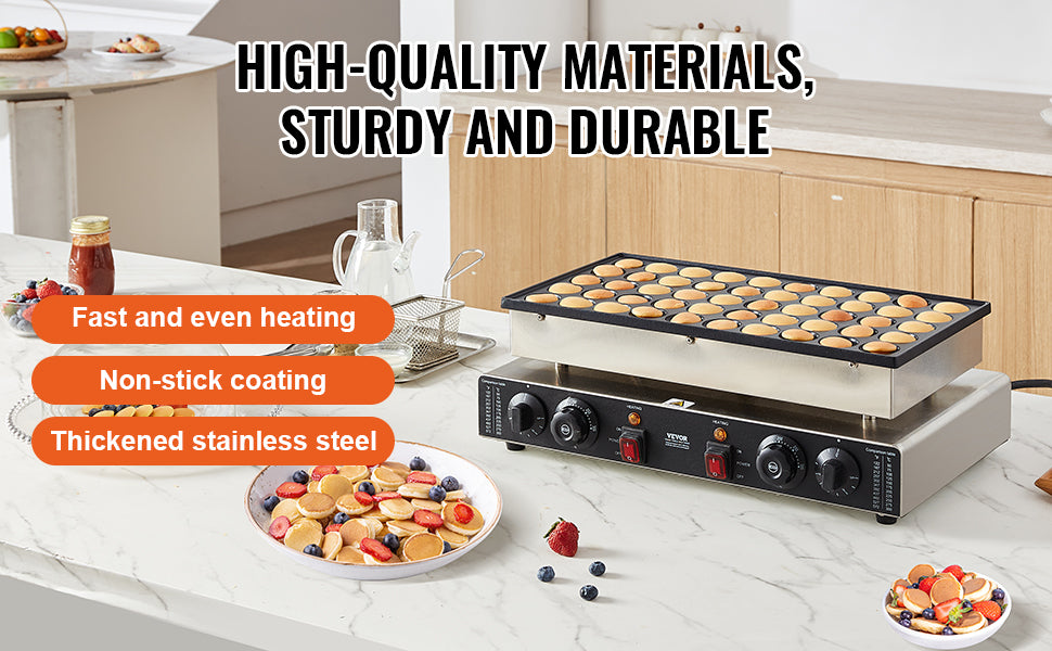 Succebuy 50pcs Mini Dutch Pancake Maker Dorayaki Baker