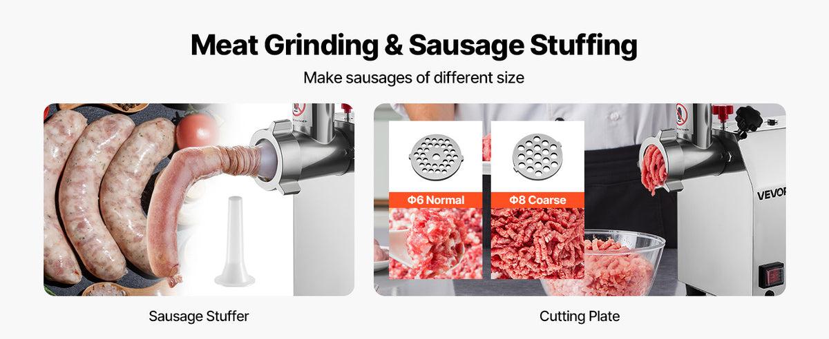Succebuy Meat Grinder Lbs-9 2lbs/Min Capacity Electric Meat