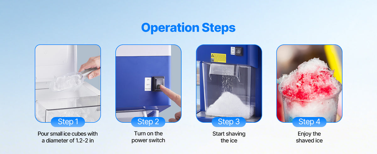 Succebuy 8l Commercial Ice Shaver Machine Electric Snow