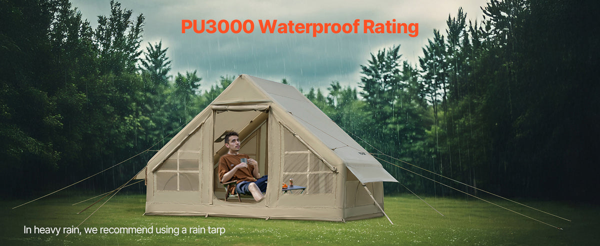Succebuy Inflatable Tents Camp Easy Setup Blow Up
