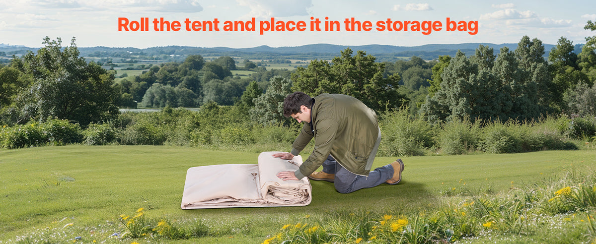 Succebuy Inflatable Tents Camping Easy Setup Blow Up