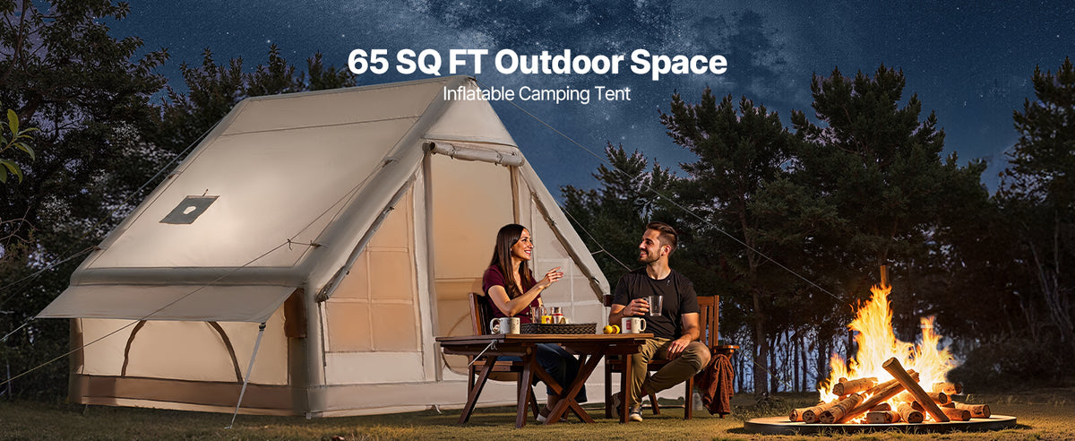 Succebuy Inflatable Tents Camp Easy Setup Blow Up