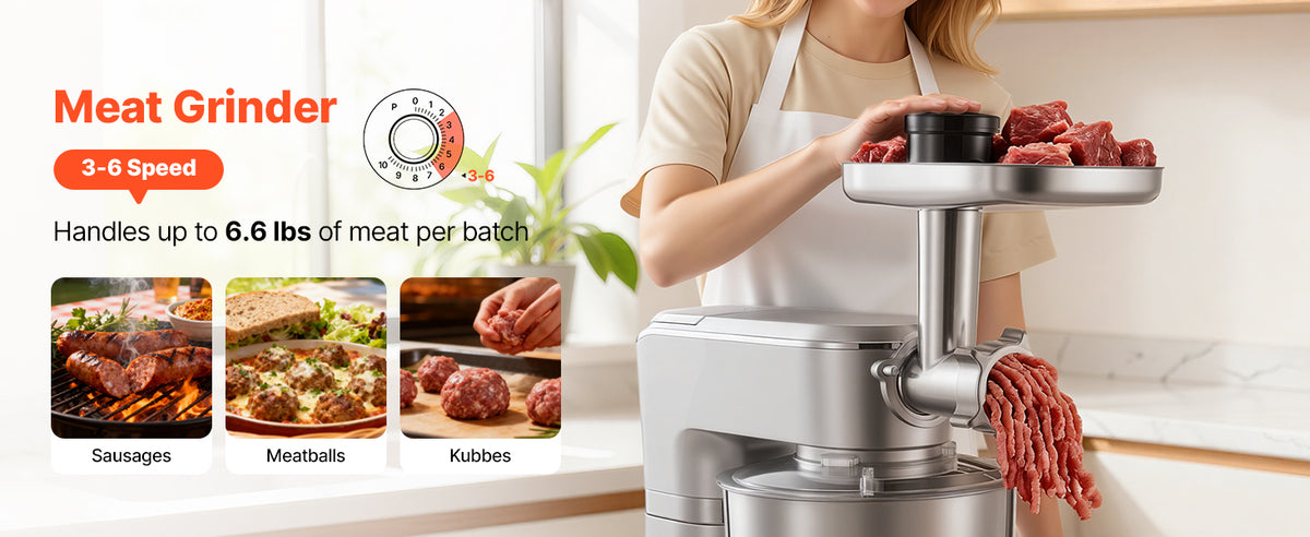 Succebuy 7/6/7 8l Stand Mixe Electric Mixer 1500w