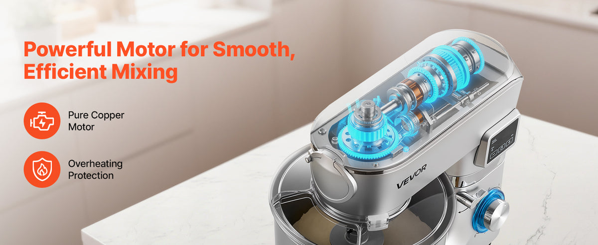 Succebuy 7/6/7 8l Stand Mixe Electric Mixer 1500w
