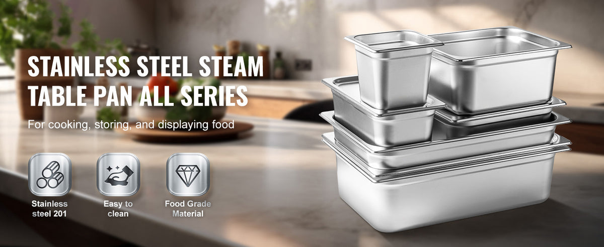 Succebuybuffet Chafing Dishes 5l-20l Gastronorm Pans Steam Table