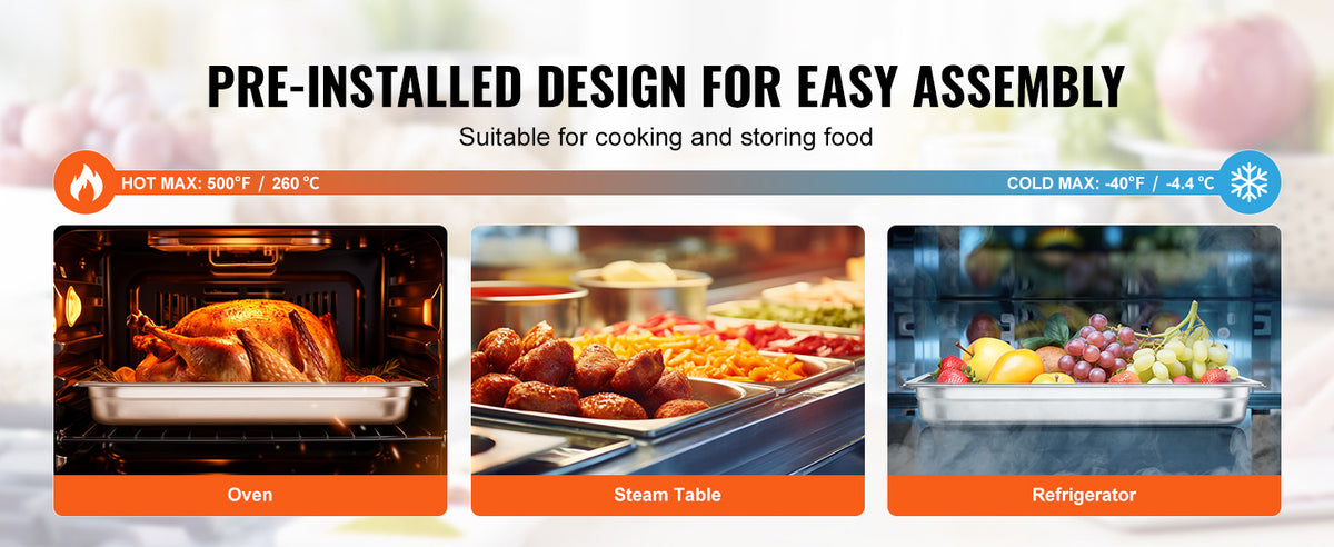 Succebuybuffet Chafing Dishes 5l-20l Gastronorm Pans Steam Table