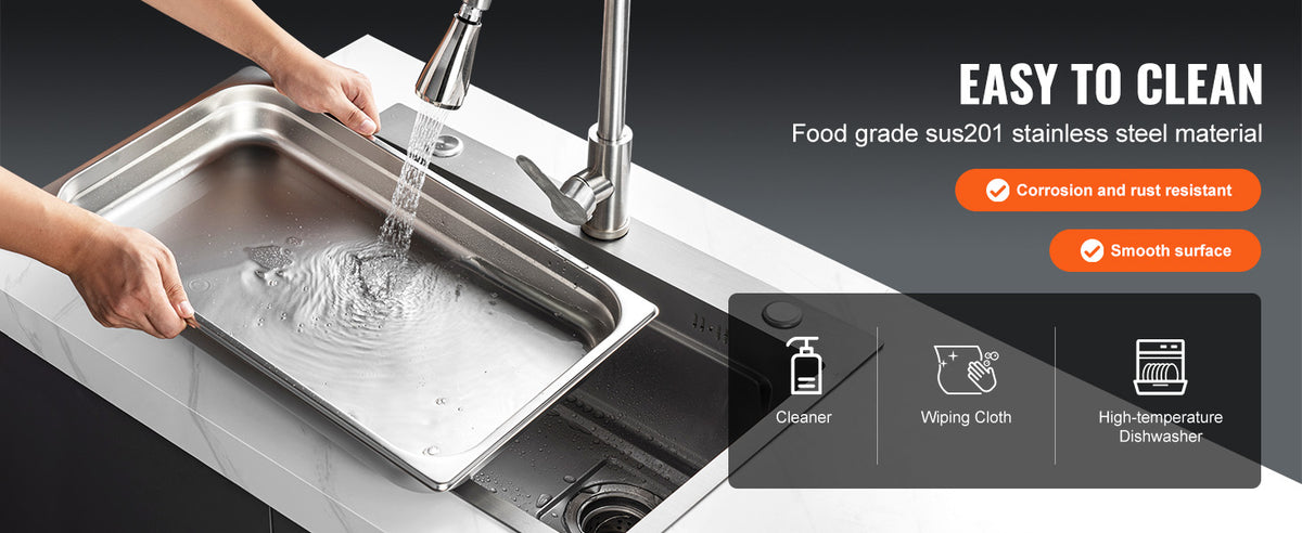 Succebuybuffet Chafing Dishes 5l-20l Gastronorm Pans Steam Table