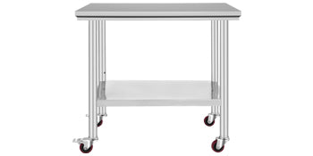 Succebuy Stainless Steel Prep Table Caster Wheels &