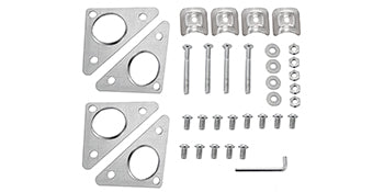 Succebuy Stainless Steel Prep Table Caster Wheels Backsplash