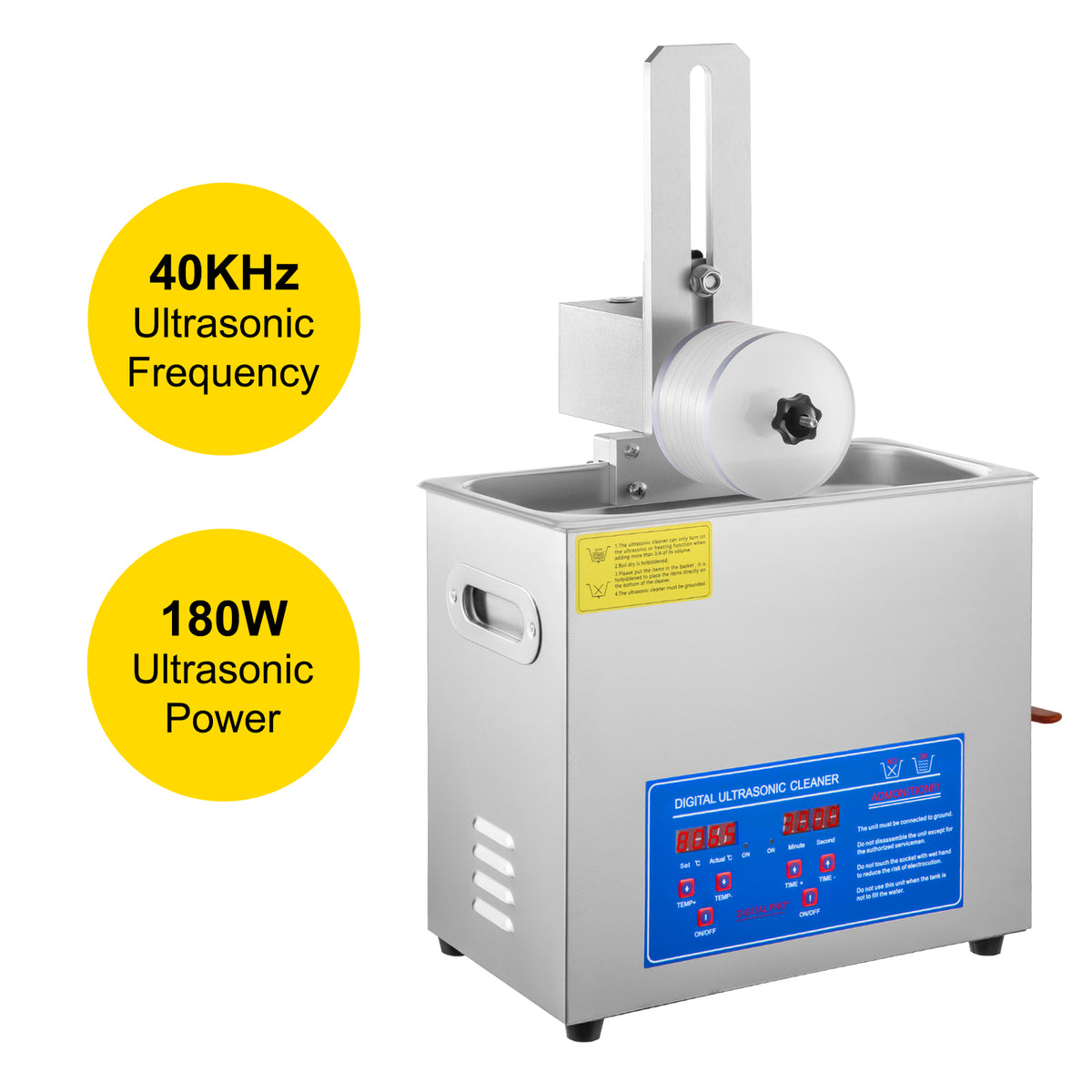 Succebuy Ultrasonic Cleaner 6l Ultrasonic Vinyl Cleaner 7-12