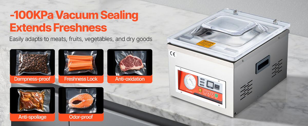 Succebuy Dz-260a Chamber Vacuum Sealer 15 Sealing Length